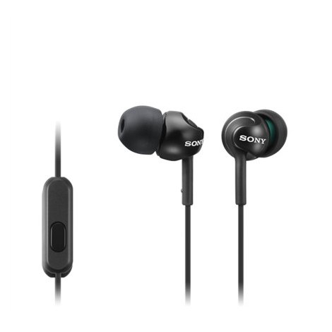 Sony In-ear Headphones EX series, Black Sony | MDR-EX110AP | In-ear | Black